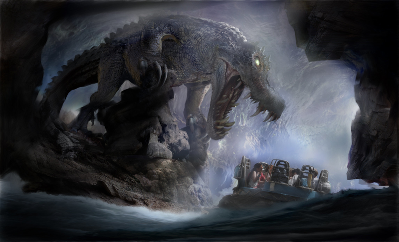 Roaring Rapids rendering at Shanghai Disneyland (Disney)